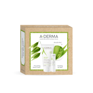 A-Derma Gavesett Hånd og Leppe